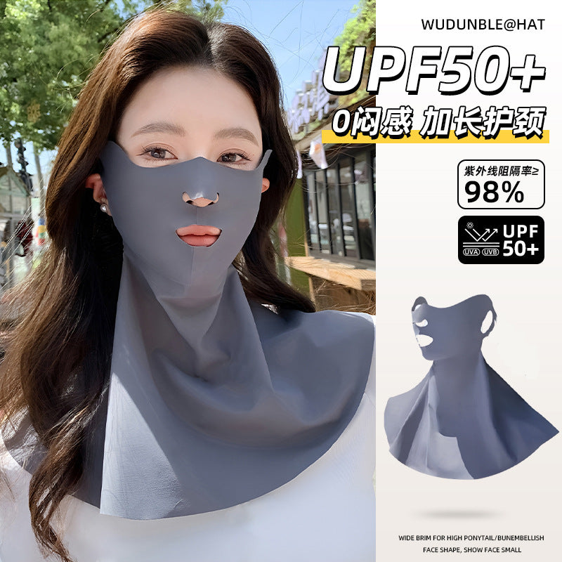 Masque visage protecteur du soleil pour les femmes Protection complète contre les UV