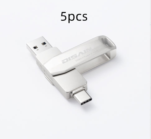 Type-C Metal Rotary Mobile USB Drive