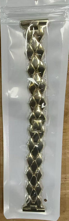 Bracelet en diamant à chaîne métallique en acier