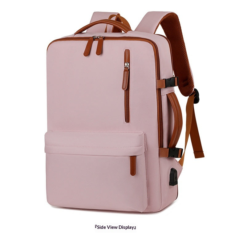 Sac portable de voyage d'affaires avec port de recharge USB double-épaule