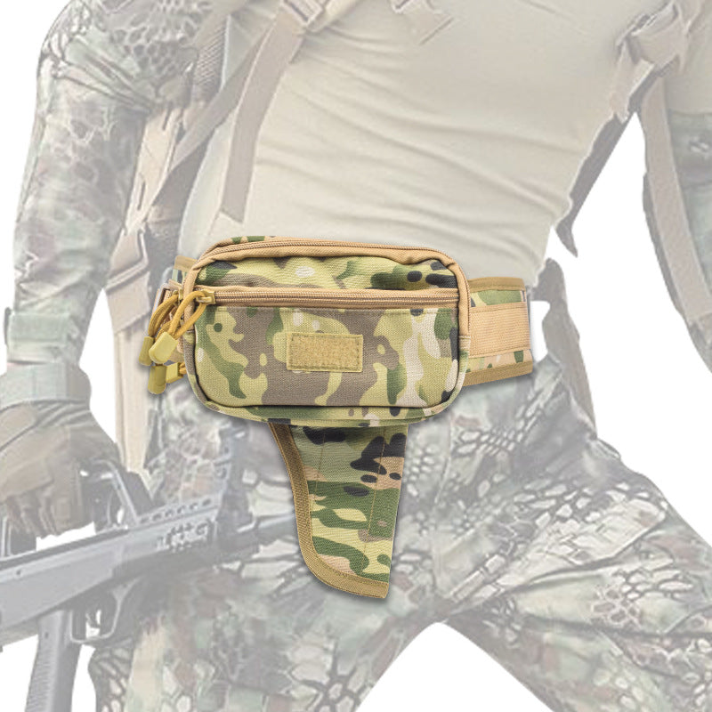 Pochette tactique extérieure avec sac de rangement extensible multi-fonctionnel de Holster caché