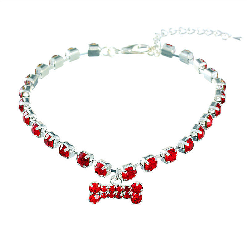 Pendentif en strass Collier en strass