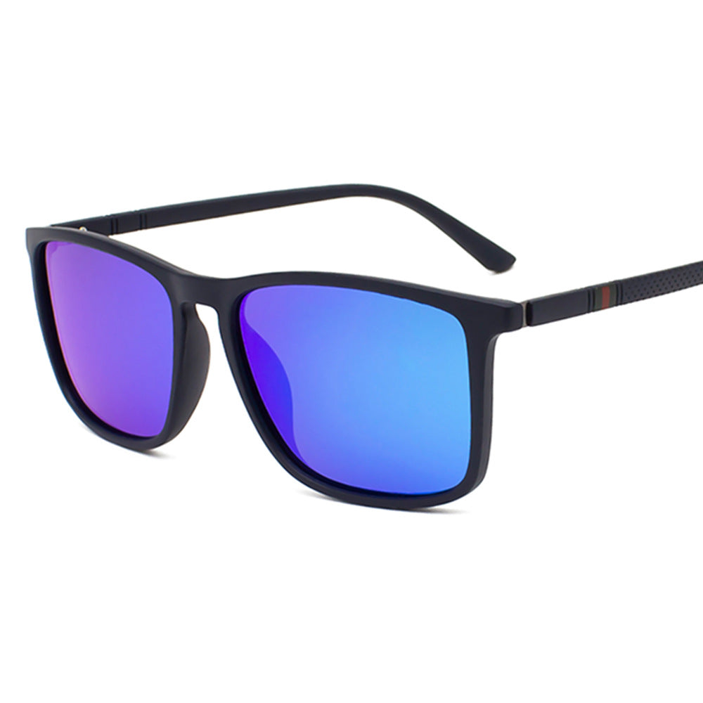 Lunettes de soleil polarisé Square Large Frame Plastique