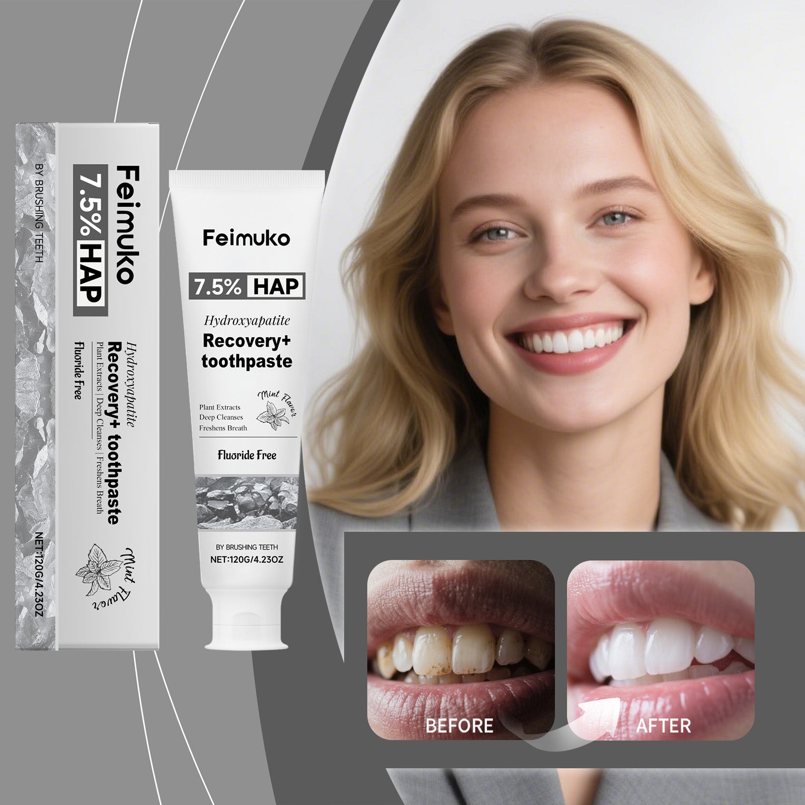 Dentifrice à la menthe