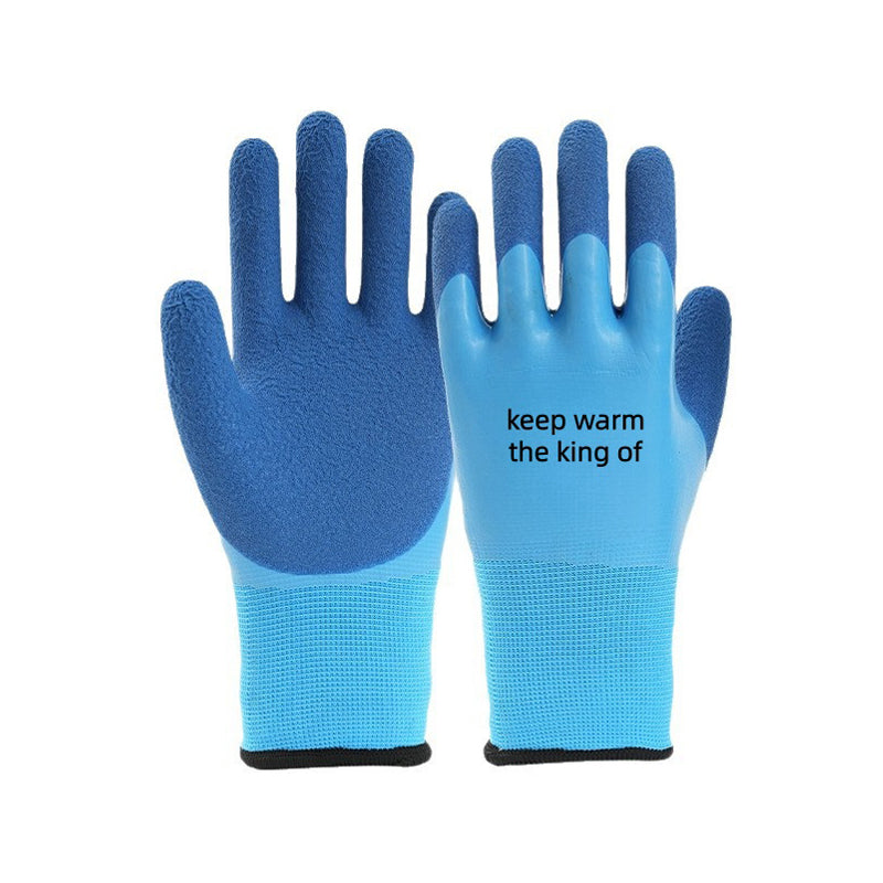 2pcs Gants chauds d'hiver Skiing Cold Storage Waterproof Fishing En peluche résistant à l'hiver