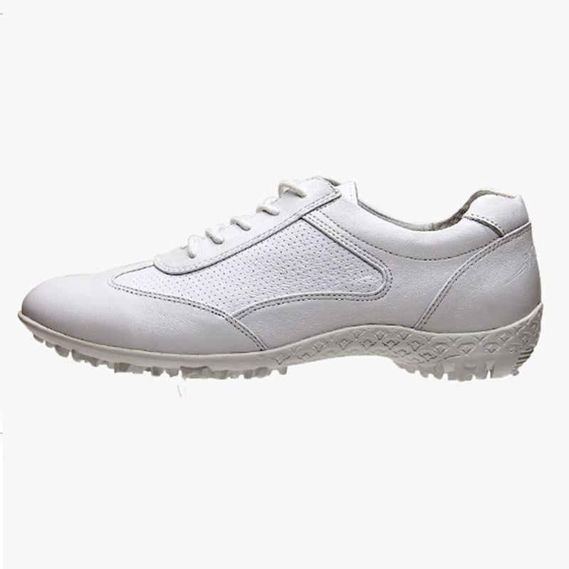 Sneakers antidérapants respirants en cuir casual léger pour femmes