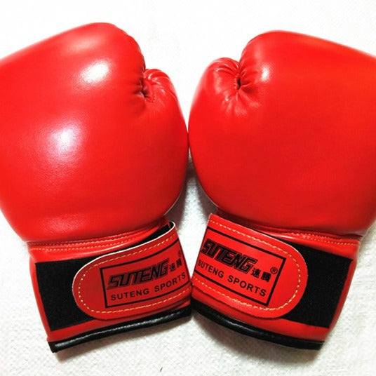 Suteng Pearlescent Gants de boxe pour enfants de couleur solide Gants de boxe Sac à sable Gants de boxe