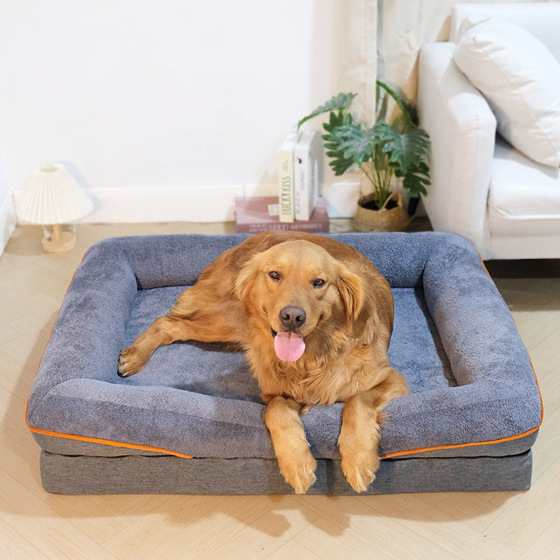 Le lit de chien est entièrement amovible et lavable le rendant adapté pour les humains et les animaux