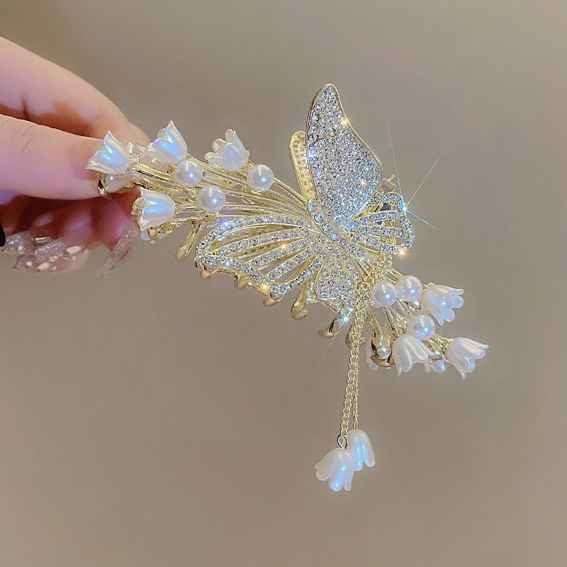 Mode pour femmes Grandes Barrettes à papillon