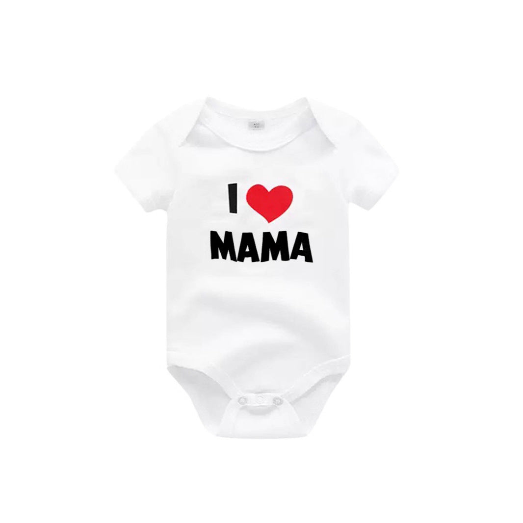Onesie imprimées en coton nouveau-né
