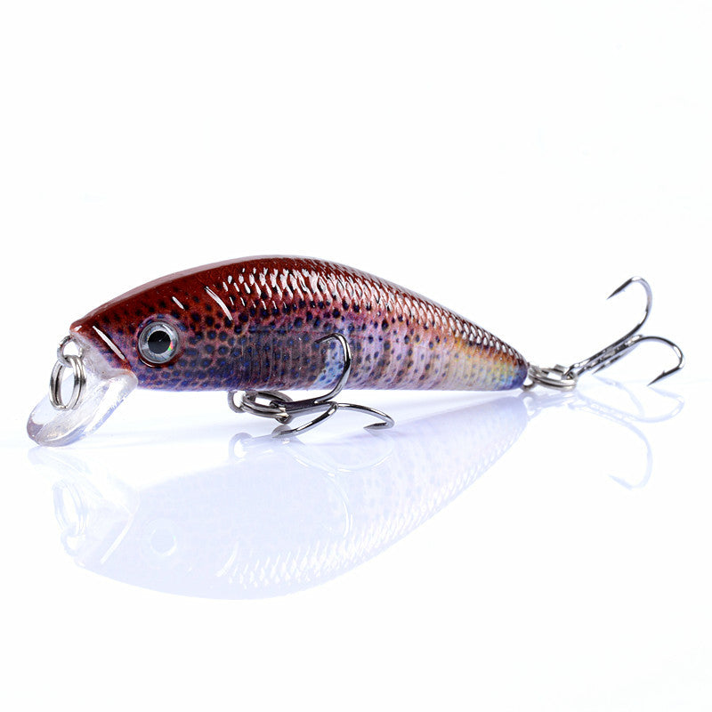 Micro-objet 4.5CM Lent bruit en plastique faux bait basse et mandarin poisson dur