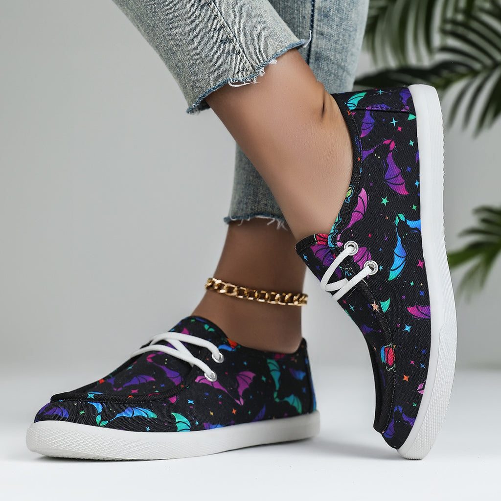 Casual batwing flat shoe