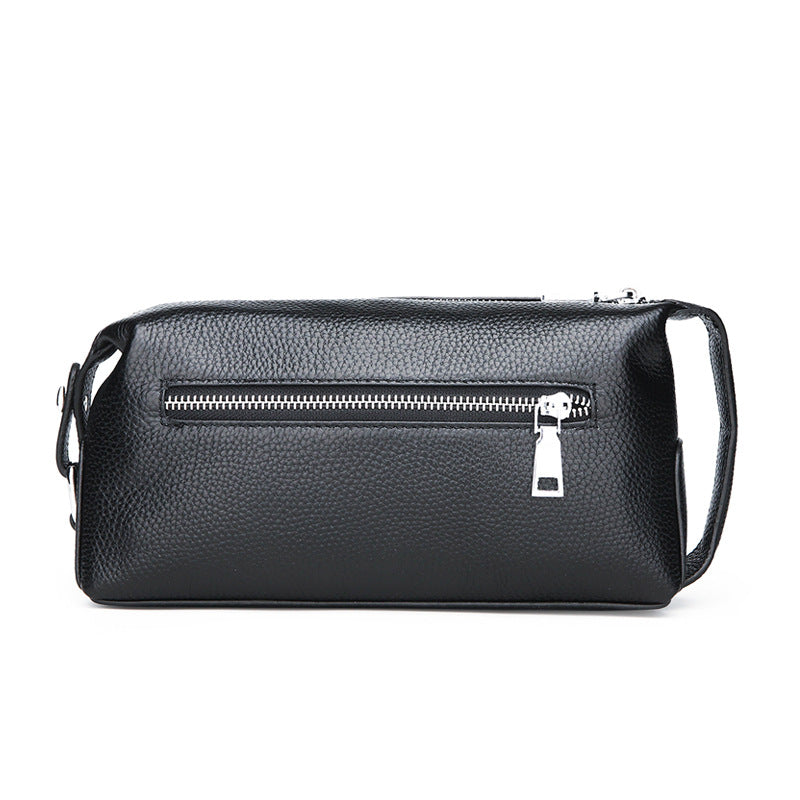 Cowhide sac élégant imperméable en cuir homme sac