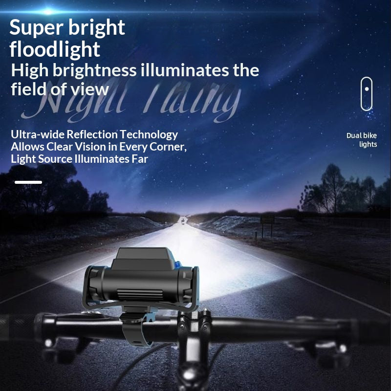 Super Bright Rechargeable Bike Flashlight