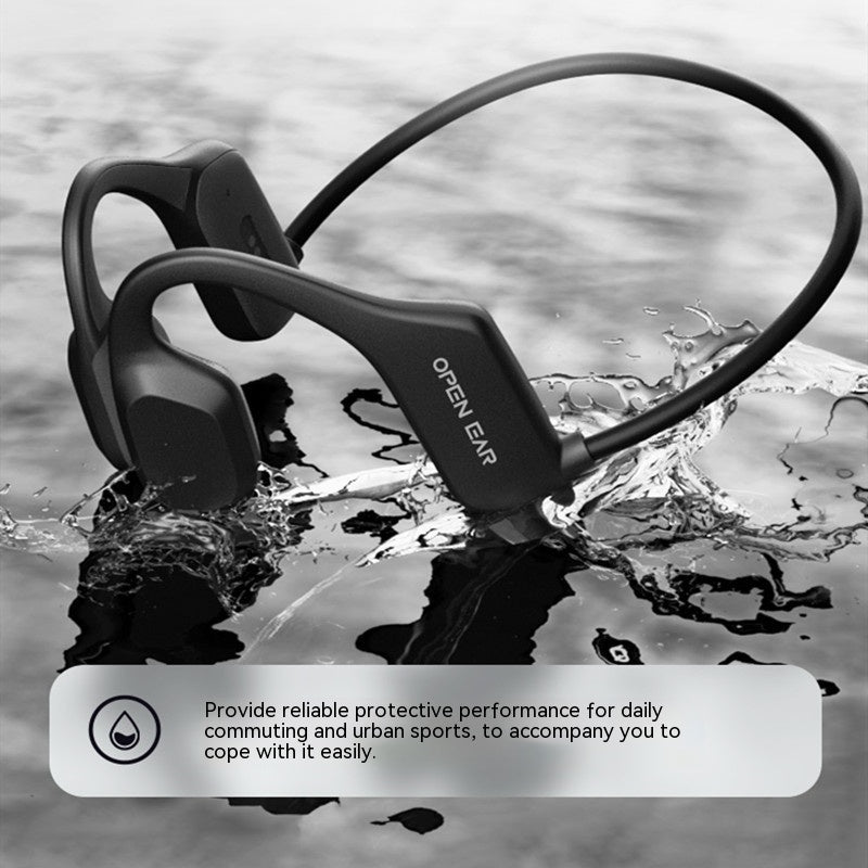 IPX5 Sports étanches Conduction des os à l'arrière Casque Bluetooth sans fil