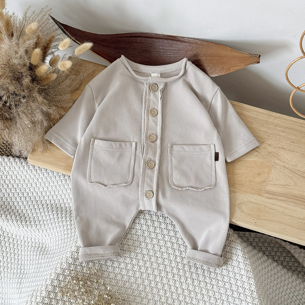 Onesie en coton tricotée mignon pour les nourrissons et les tout-petits