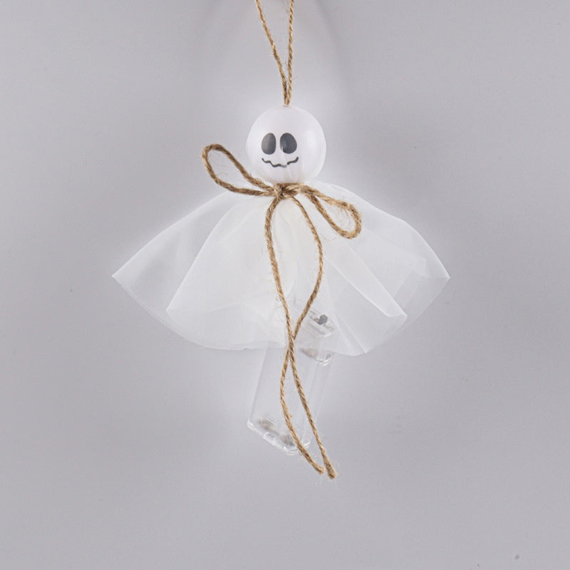 Halloween Ghost Dress Up Lieu Disposition Lumières colorées Chaîne d'éclairage Led