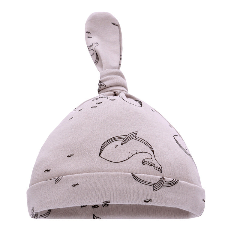 Chapeau de bébé imprimé en coton mince