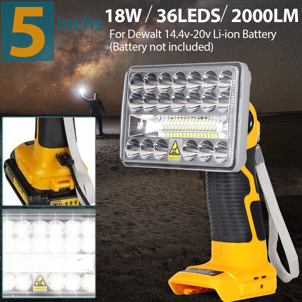 Batterie Lithium 5 pouces Lampe LED extérieure