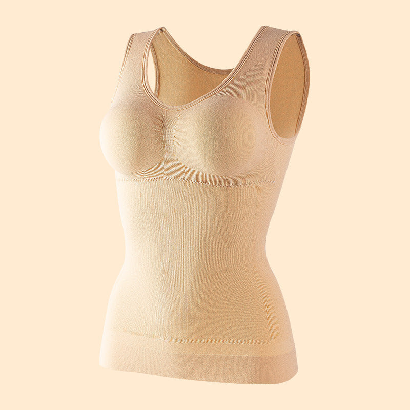 Commerce extérieur Seamless Double couche corps façonnage vest long Abdominal façonnage Waist Sports