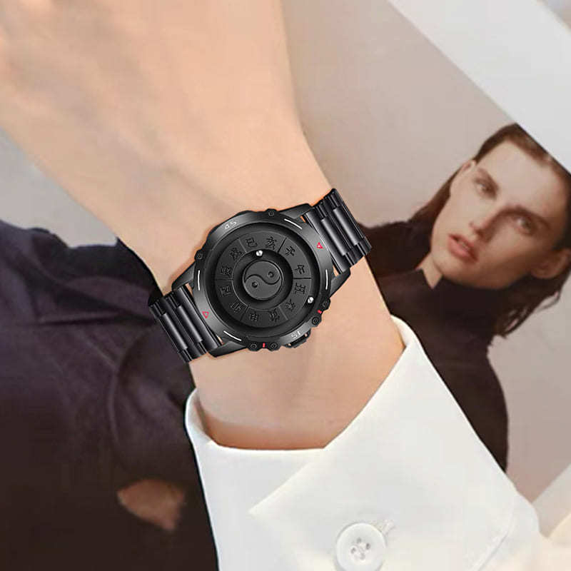 Bagua Maglev boule magnétique montre 12 heures