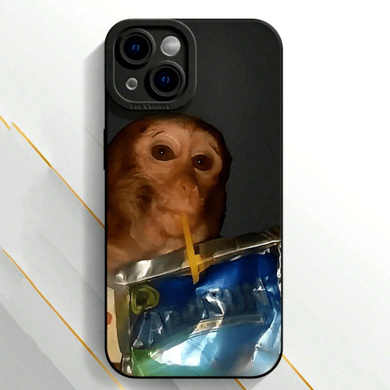 Monkey Student Matte Phone Case Soft Summary