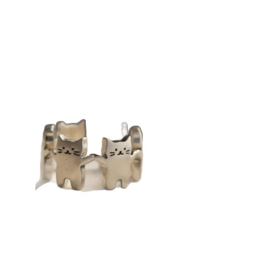 Creative Cat World Open Ajustable Ring