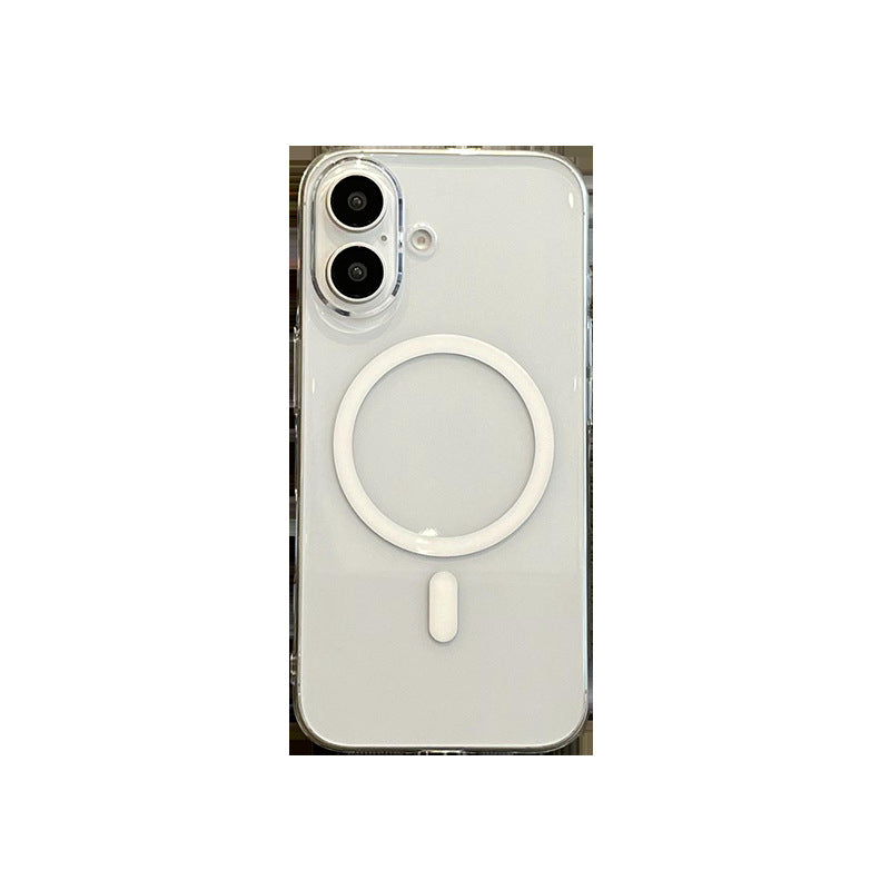 Étui de téléphone magnétique transparent ultra-mince