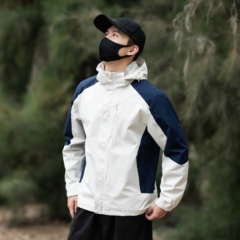 Hommes à l'abri du vent Et veste de sport extérieure imperméable