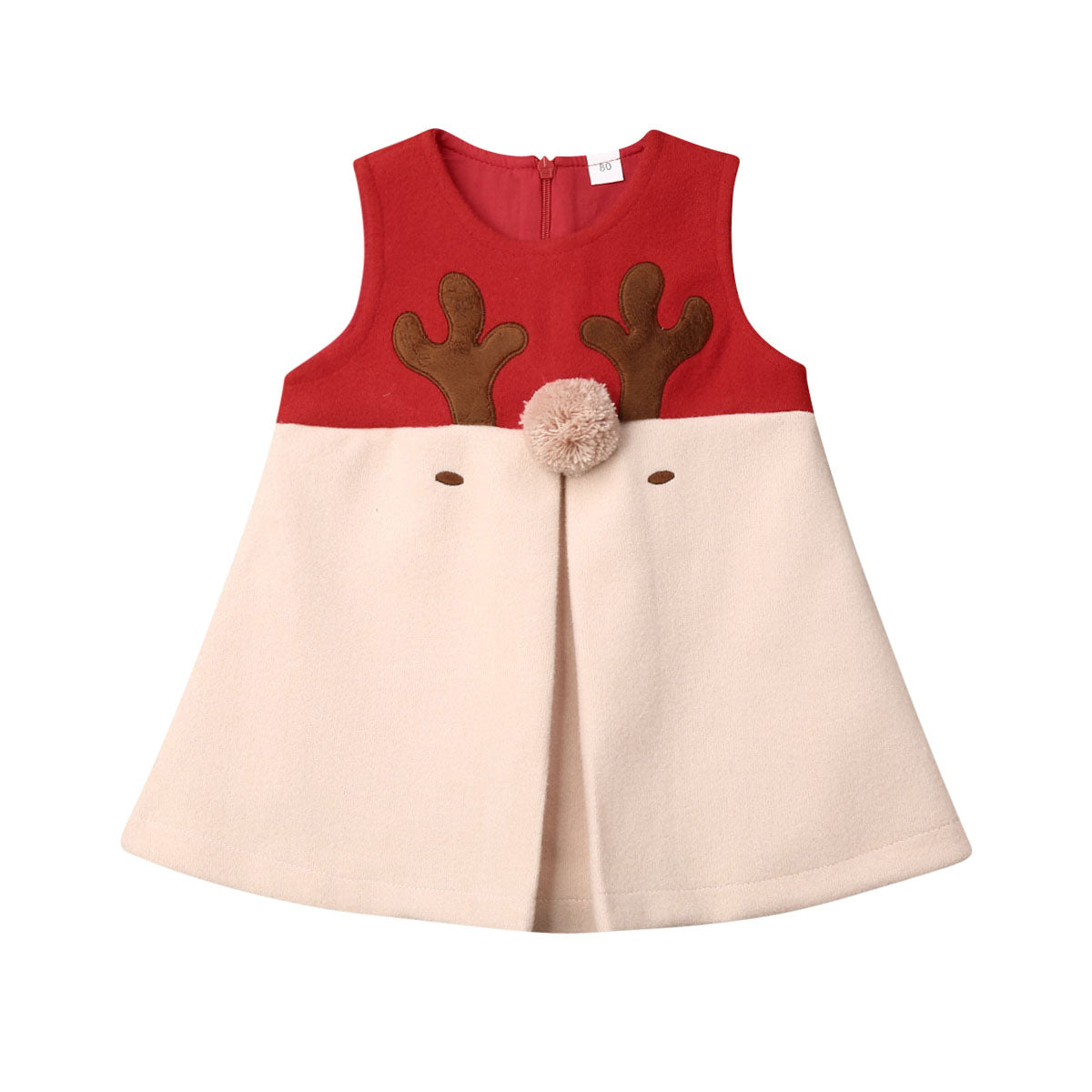 Veste de laine polyvalente des filles avec une impression de Noël
