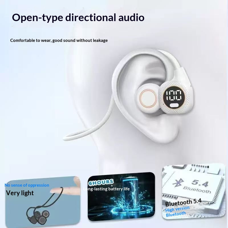 Sports Waterproof Casque Bluetooth à affichage numérique