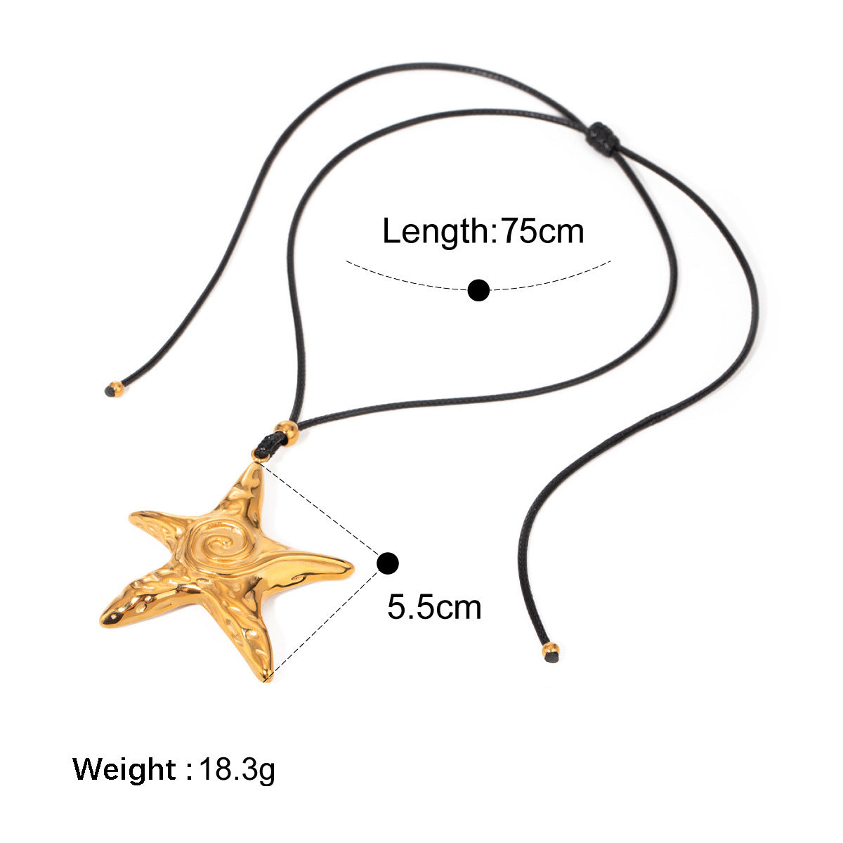 Collier en acier inoxydable pour femmes