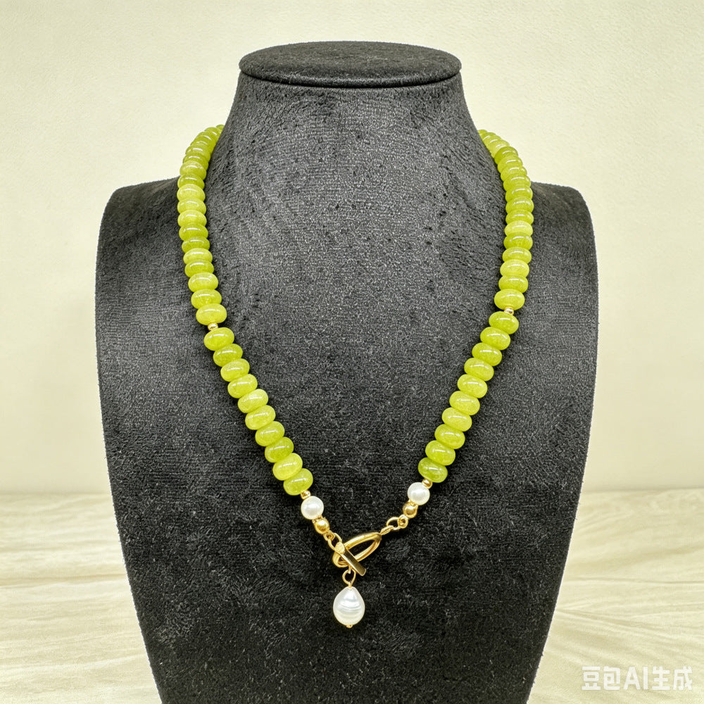 Collier en pierre naturelle Turquoise Pearl