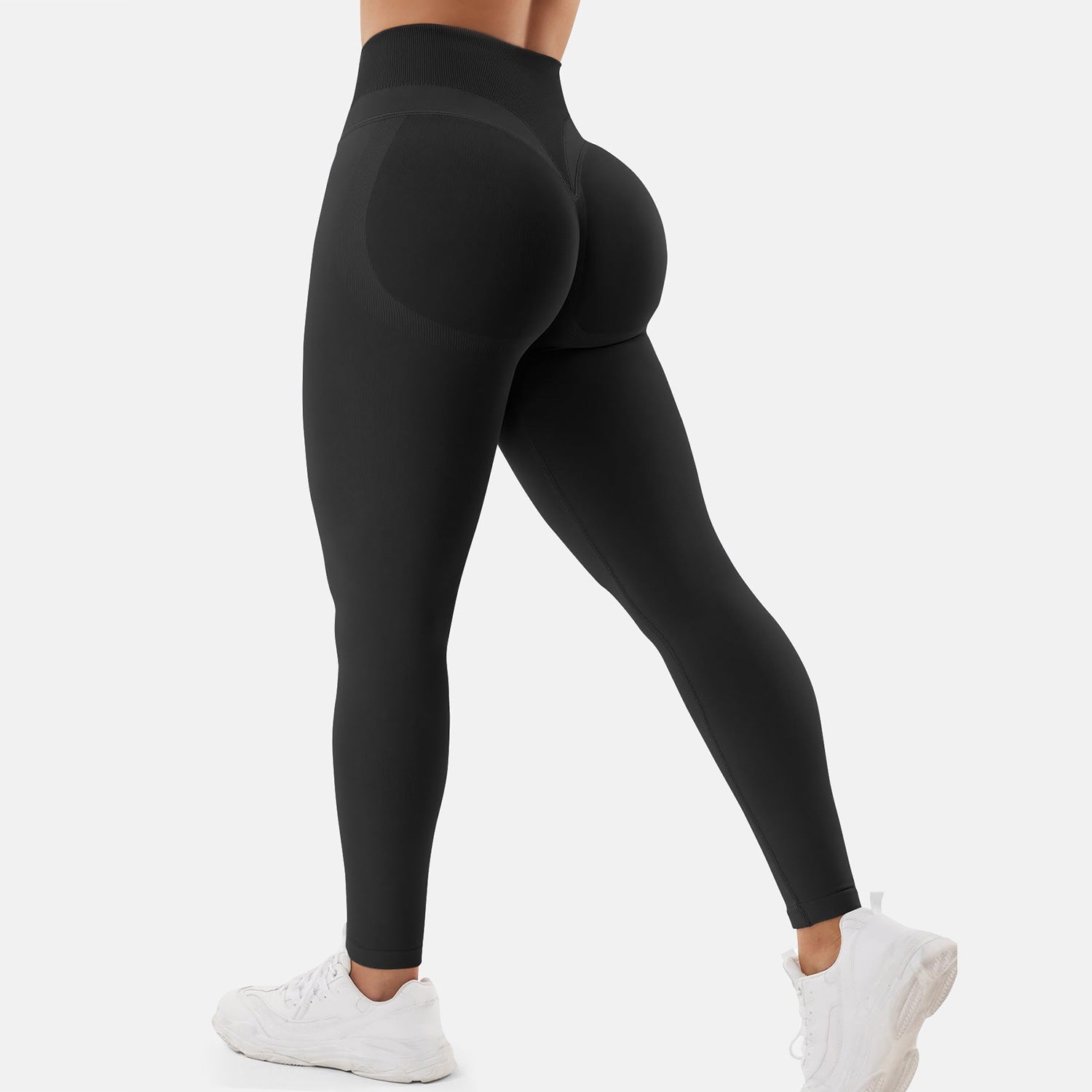 High Waist Plus Taille Yoga Port de fitness Vêtements de dessus Sports Courir Serrures pour les femmes