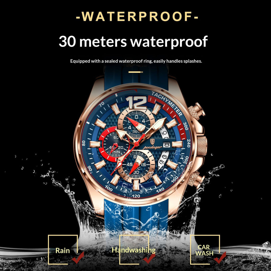 Montres de sport homme étanche Et lumineux