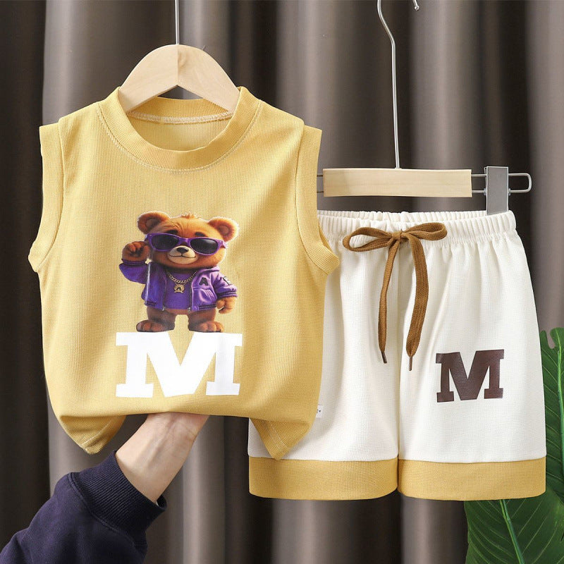 Vêtements de sport à manches courtes pour enfants