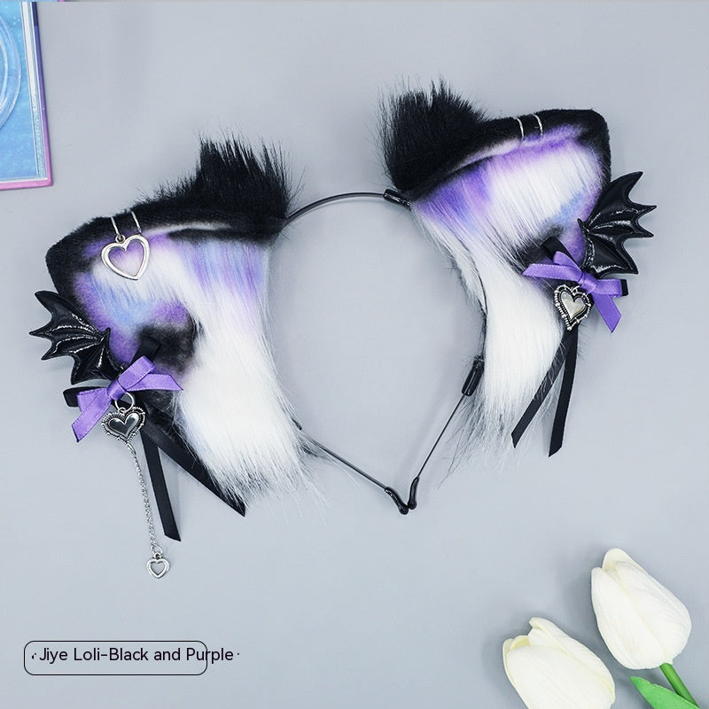 Bandeau Halloween Cent coiffures Accessoires capillaires pour filles japonaises Bandeau noir