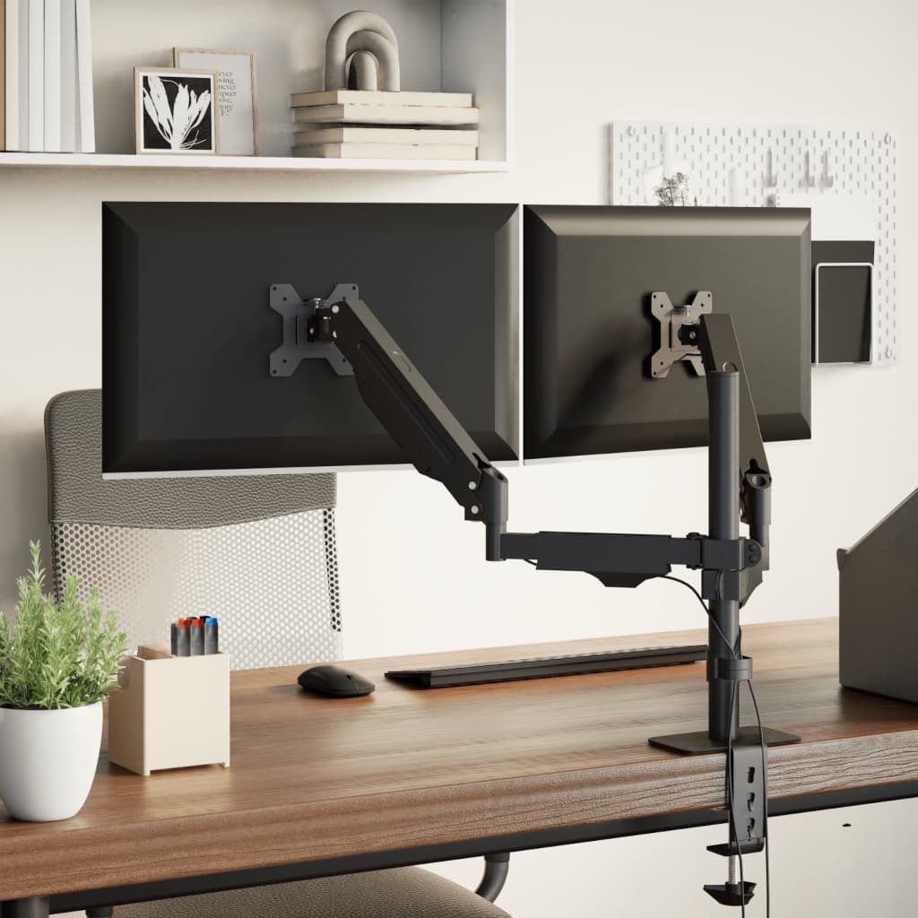 Dual Monitor Arm pour Max 27 pouces Gas Spring