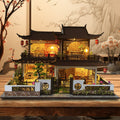 Hand-assembled Architectural Model Scene Building Block Toy