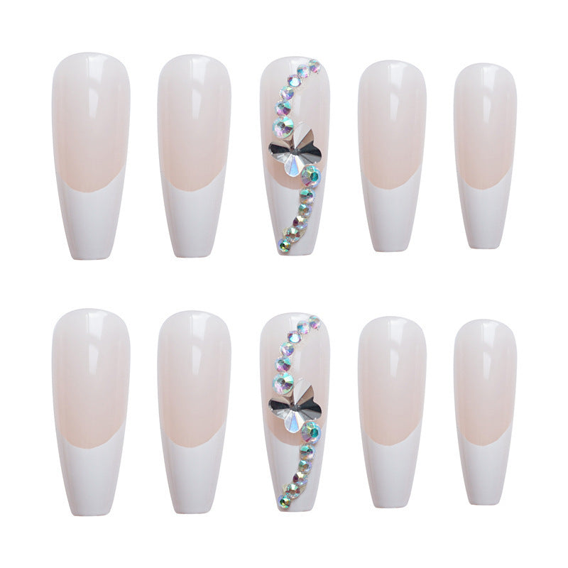 Stickers Nail Portable Faux-Fils de Papillon
