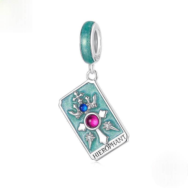 Carte de Tarot de style rétro Accessoires pendentif bricolage