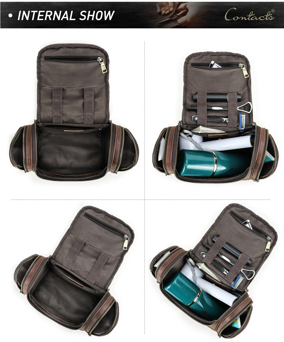 Cowhide Multi-Training Sac de poche portable