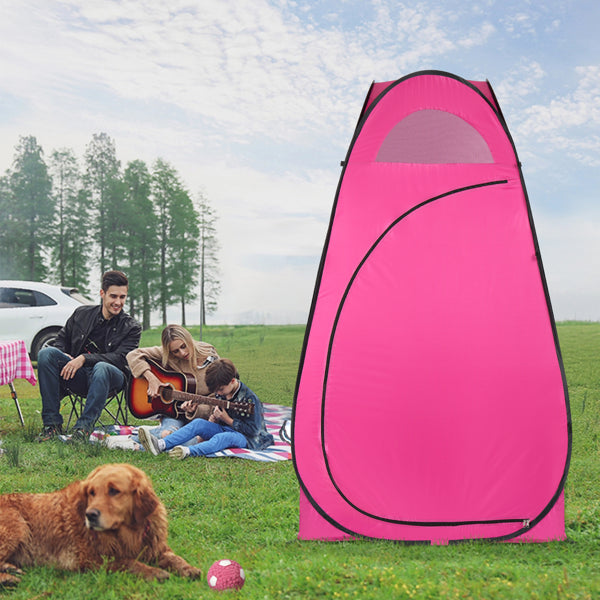 Portable Outdoor Pop-up Toilette Dressing Fitting Room Privacy Shelter Tente Rose