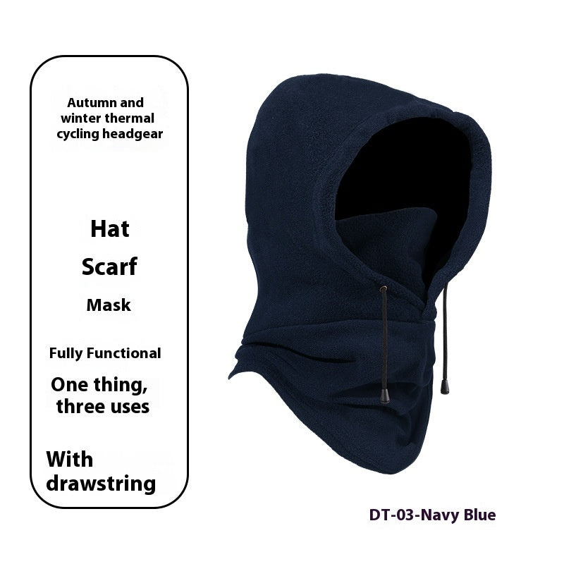 Masque de sport en automne et hiver thermique et coupe-vent