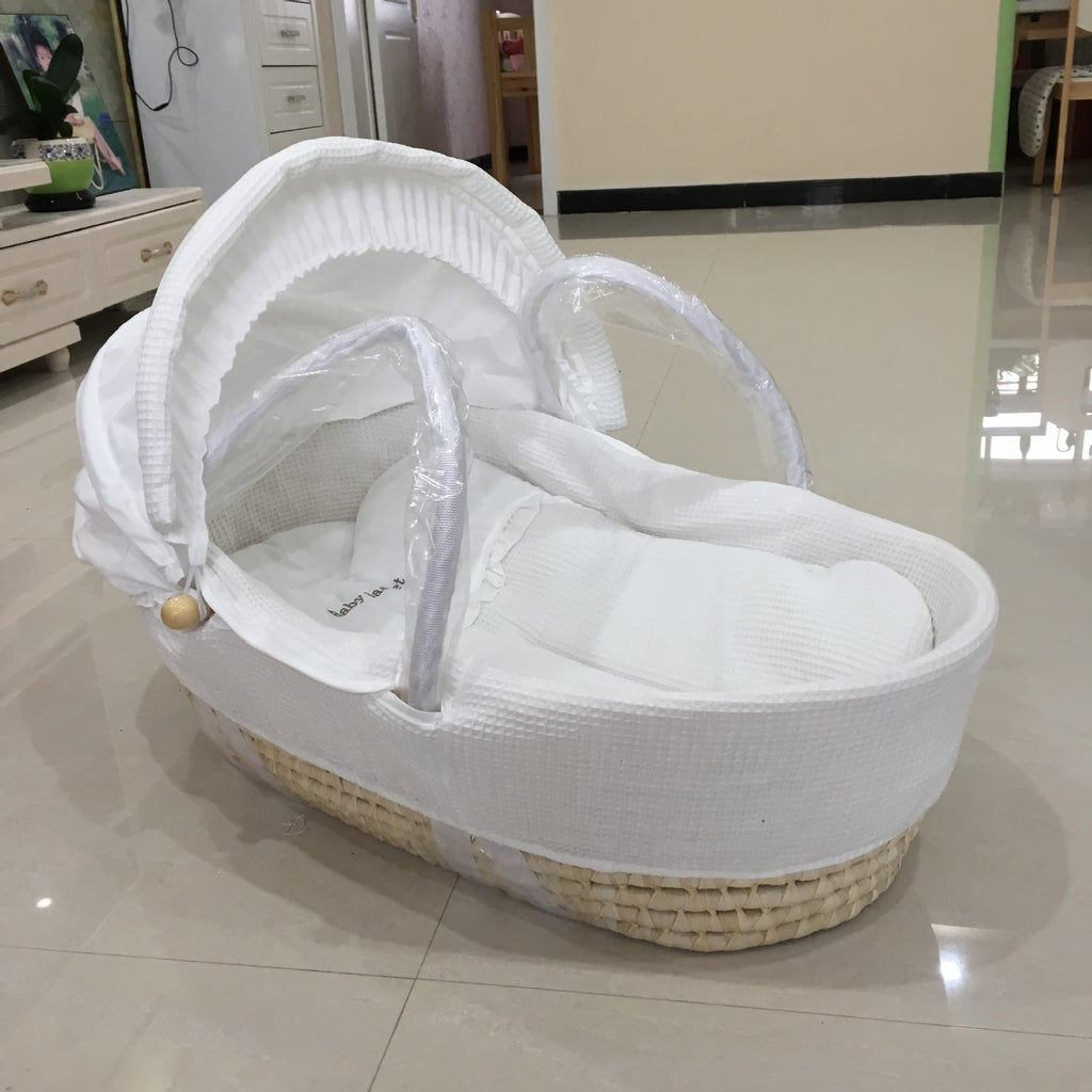 Portable Baby Bassinet Woven de Maïs