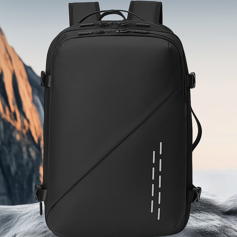 Sac à dos en plastique minimaliste à vide de grande capacité pour hommes
