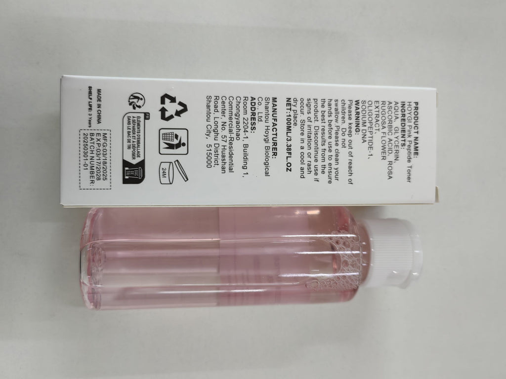 Toner hydratant HOYGI Rose visage