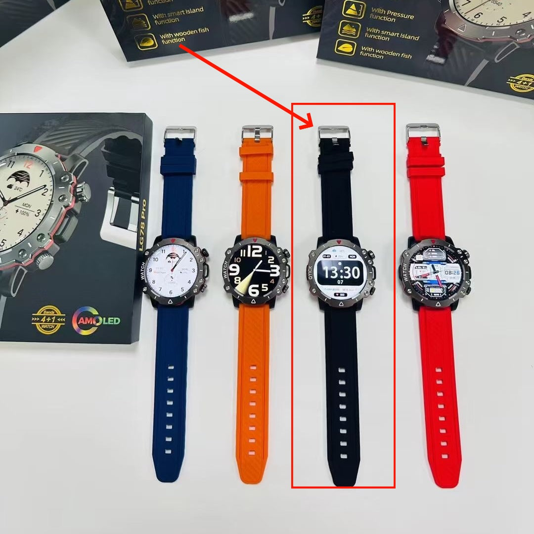 Bluetooth Smart Call Watch Heart Rate Blood Pressure Sport Style