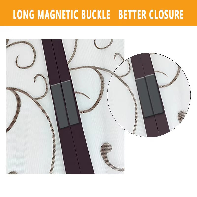 Porte d'écran magnétique 1PC - Fait avec la fibre de polyester verrouillée 3D design à motif