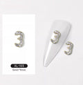 3D Explosion numérique or ongles bijoux accessoires diamant